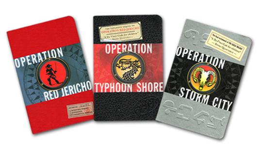 <p>Joshua Mowll</p>
<p>Operation Red Jericho</p>
<p>Operation Typhoon Shore</p>
<p>Operation Storm City</p>
<p>Published by Walker Books</p>